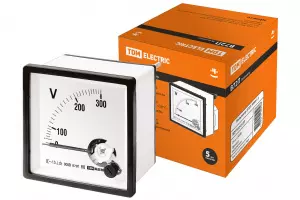 ЭЛМАКС - Вольтметр В72П 300В-1,5 TDM элмакс, электротехника, кабель, светотехника, elmax.pro