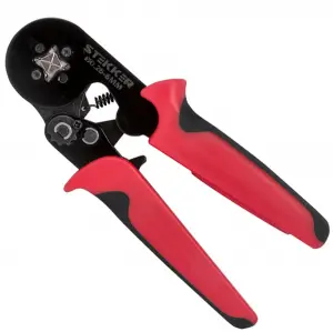 ЭЛМАКС - Кримпер для обжима втулочных наконечников d0,25-10мм, красный, CTLS006-240 элмакс, электротехника, кабель, светотехника, elmax.pro