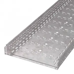 Лоток перфорированный Стандарт HDZ 600х100х3000 (1,0 мм) (6 м/уп) Промрукав