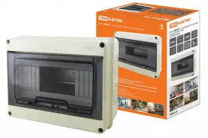 ЭЛМАКС - Бокс ЩРН-П-12 модулей навесной пластик IP65 TDM элмакс, электротехника, кабель, светотехника, elmax.pro