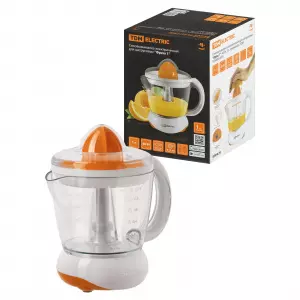 Соковыжималка электрическая для цитрусовых "Фреш 1", 40 Вт, 1 л, оранжевая, TDM