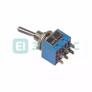 ЭЛМАКС - Тумблер 250V 3А (6c) ON-ON двухполюсный Micro REXANT элмакс, электротехника, кабель, светотехника, elmax.pro