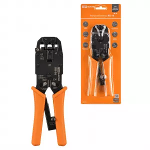 Клещи обжимные КО-10, обжим RJ-10/11/12/45 (8P8C, 6P6C, 6P4C, 6P2C, 4P4C), "МастерЭлектрик" TDM