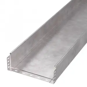 Лоток неперфорированный Стандарт HDZ 300х100х3000 (0,8 мм) (6 м/уп) Промрукав