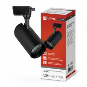 ЭЛМАКС - Светильник трековый светодиодный TR-08-TL 35Вт 4000К 3500Лм IP40 36 градусов черный серии TOP-LINE I элмакс, электротехника, кабель, светотехника, elmax.pro