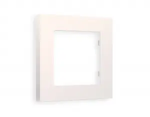 ЭЛМАКС - Рамка ALFA Techno (Жемчуг) 1-ая AF220201 элмакс, электротехника, кабель, светотехника, elmax.pro