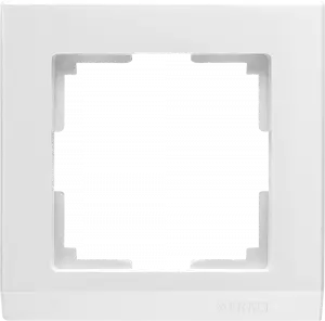 ЭЛМАКС - WL04-Frame-01-white / Рамка на 1 пост (белый) элмакс, электротехника, кабель, светотехника, elmax.pro
