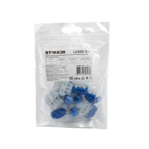 ЭЛМАКС - Зажим соединительный Скотч-лок 314, 0,5-1,5мм2 (4мм) LD800-314 (DIY упаковка 10шт) элмакс, электротехника, кабель, светотехника, elmax.pro