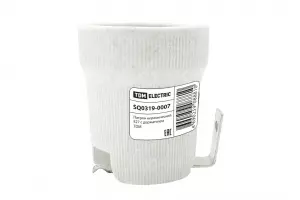 ЭЛМАКС - Патрон керамический E27 с держателем TDM элмакс, электротехника, кабель, светотехника, elmax.pro