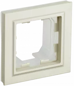 ЭЛМАКС - BRITE Рамка 1-мест. IP44 РУ-1-БрКр-44 беж. IEK элмакс, электротехника, кабель, светотехника, elmax.pro