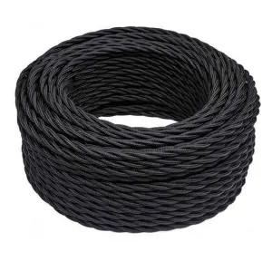 ЭЛМАКС - Провод 2*2,5 Черный (матовый) 20м элмакс, электротехника, кабель, светотехника, elmax.pro