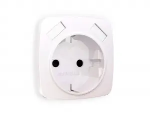 ЭЛМАКС - Лицевая панель OMEGA (Жемчуг) для электрической розетки с заземлением со шторками 2USB тип A+A QUANT элмакс, электротехника, кабель, светотехника, elmax.pro