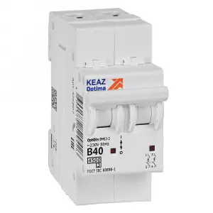 ЭЛМАКС - Выключатель автоматический OptiDin BM63-2B40-4,5-УХЛ3 элмакс, электротехника, кабель, светотехника, elmax.pro