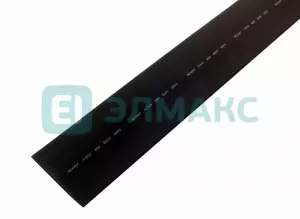 ЭЛМАКС - 50. 0 / 25. 0 мм 1м термоусадка черная REXANT элмакс, электротехника, кабель, светотехника, elmax.pro