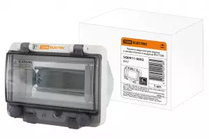 ЭЛМАКС - Крышка защитная для выреза в шкафу пластик 6 модулей IP67 TDM элмакс, электротехника, кабель, светотехника, elmax.pro