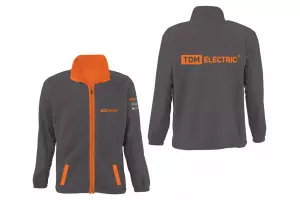 ЭЛМАКС - Куртка флисовая серая (XL) TDM элмакс, электротехника, кабель, светотехника, elmax.pro