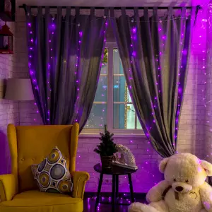 Гирлянда Светодиодный дождь из росы 3х3 м, USB + пульт управления Гирлянда Светодиодный дождь из росы 3х3 м, USB + пульт управления