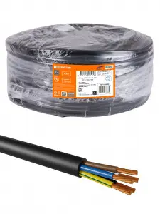 Кабель КГТП-ХЛ 5х1,5-0,66 ГОСТ (100м) TDM