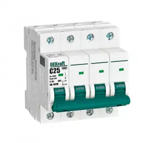 Авт. выкл. без теплозащиты 4P 25А х-ка C 6кА ВА-103M