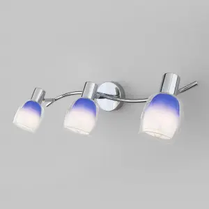 ЭЛМАКС - Настенный светильник с поворотными плафонами 20119/3 синий элмакс, электротехника, кабель, светотехника, elmax.pro