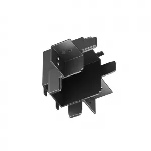 Коннектор угловой внутренний Radity встраиваемый черный
