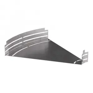 Угол горизонтальный изменяемый 0-45 градусов Стандарт 500х80 Промрукав