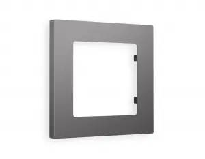 ЭЛМАКС - Рамка ALFA Techno (Антрацит серый) 1-ая AF220651 элмакс, электротехника, кабель, светотехника, elmax.pro