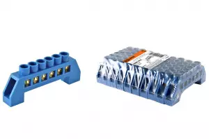 ЭЛМАКС - Шина "N" нулевая в изоляторе 8х12мм 6 групп TDM элмакс, электротехника, кабель, светотехника, elmax.pro