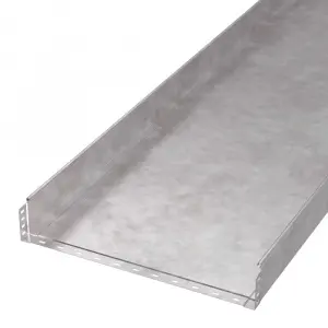 Лоток неперфорированный Стандарт HDZ 600х100х3000 (1,0 мм) (6 м/уп) Промрукав