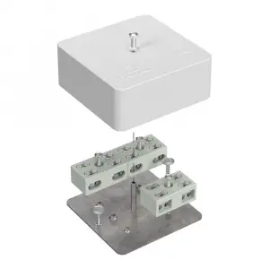 Коробка огнестойкая разветвительная для кабель-канала 40-0450-FR6.0-4-6-Р Е15-Е60 75х75х30 Промрукав Коробка огнестойкая разветвительная для кабель-канала 40-0450-FR6.0-4-6-Р Е15-Е60 75х75х30 Промрукав