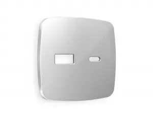 ЭЛМАКС - Лицевая панель OMEGA (Серебро глянец) для розетки 2USB тип A+C QUANT OP4110 элмакс, электротехника, кабель, светотехника, elmax.pro