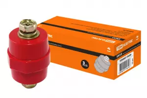 ЭЛМАКС - Изолятор SM35 силовой H35xD32xM8мм с болтом TDM элмакс, электротехника, кабель, светотехника, elmax.pro