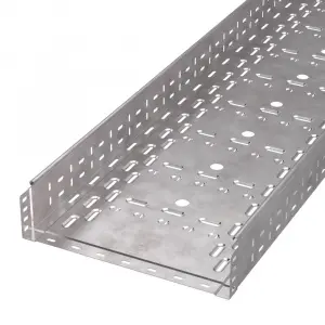 Лоток перфорированный Стандарт HDZ 400х100х3000 (1,0 мм) (6 м/уп) Промрукав