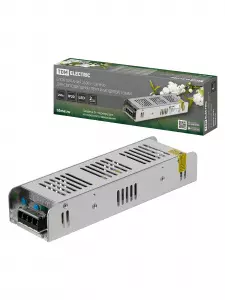 ЭЛМАКС - Блок питания 250Вт-12В-IP20 для светодиодных лент и модулей, металл, узкий, TDM элмакс, электротехника, кабель, светотехника, elmax.pro