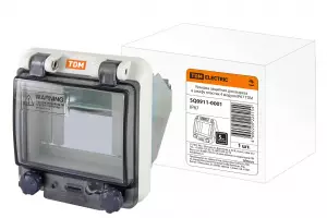 ЭЛМАКС - Крышка защитная для выреза в шкафу пластик 4 модуля IP67 TDM элмакс, электротехника, кабель, светотехника, elmax.pro