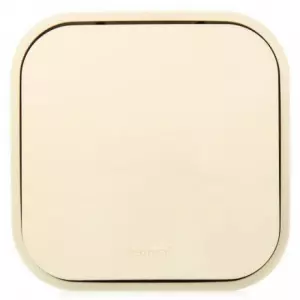 ЭЛМАКС - Quteo Выключатель одноклавишный наружный бежевый 10А элмакс, электротехника, кабель, светотехника, elmax.pro