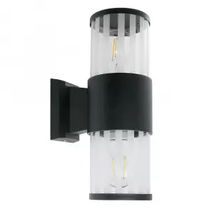 ЭЛМАКС - Светильник садово-парковый, 230V E27, DH0902, черный (на стену) элмакс, электротехника, кабель, светотехника, elmax.pro