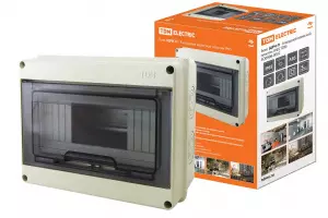 ЭЛМАКС - Бокс ЩРН-П-8 модулей навесной пластик IP65 TDM элмакс, электротехника, кабель, светотехника, elmax.pro