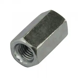 Гайка соединительная оцинкованная М12 (DIN 6334) (100 шт/уп) Промрукав