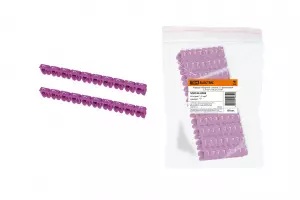 ЭЛМАКС - Маркер наборный - символ "7" фиолетовый 1,5 мм2 (15 шт.) TDM  элмакс, электротехника, кабель, светотехника, elmax.pro