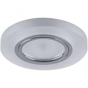 ЭЛМАКС - Светильник потолочный встраиваемый со светодиодной подсветкой 15LED*2835 SMD 4000K, MR16 50W G5.3, б элмакс, электротехника, кабель, светотехника, elmax.pro