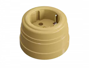 ЭЛМАКС - Розетка пластиковая, двухполюсная, с з/к, IP 20, цвет - песочное золото, серия УСАДЬБА, ТМ МЕЗОНИНЪ элмакс, электротехника, кабель, светотехника, elmax.pro