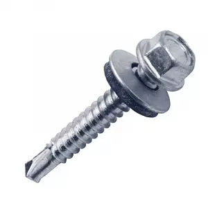 ЭЛМАКС - Саморез кровельный оцинкованный с шайбой и сверлом 4,8х29мм элмакс, электротехника, кабель, светотехника, elmax.pro