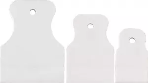 Шпатели резиновые, белые 60 мм (USP)