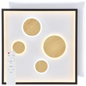 ЭЛМАКС - Светильник светодиодный управляемый с пультом 90W, Max. 6200Lum, 3000К-6500K, IP20, AL8400 Geometry элмакс, электротехника, кабель, светотехника, elmax.pro