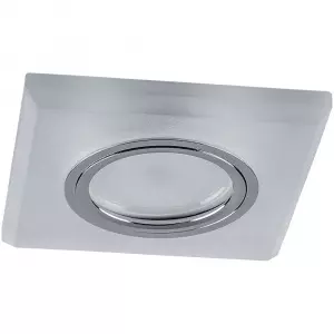 ЭЛМАКС - Светильник потолочный встраиваемый со светодиодной подсветкой 15LED*2835 SMD 4000K, MR16 50W G5.3, б элмакс, электротехника, кабель, светотехника, elmax.pro