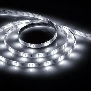 ЭЛМАКС - Лента светодиодная, 60SMD(5050)/m 14.4W/m 12V IP65 5m 6500К, LS607 элмакс, электротехника, кабель, светотехника, elmax.pro