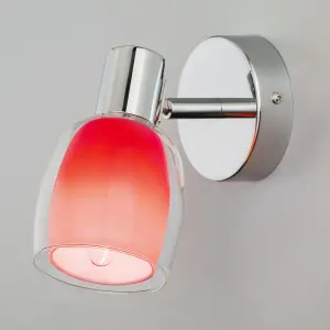 ЭЛМАКС - Настенный светильник с поворотным плафоном 20119/1 красный элмакс, электротехника, кабель, светотехника, elmax.pro