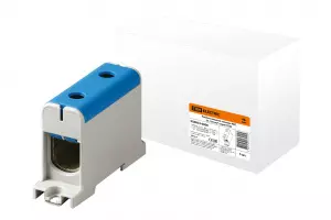 ЭЛМАКС - Клемма вводная силовая КВС 35-150 кв.мм. синяя TDM элмакс, электротехника, кабель, светотехника, elmax.pro