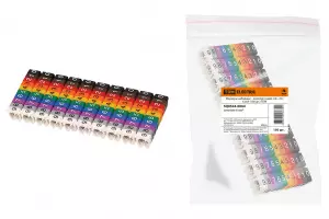 ЭЛМАКС - Маркеры наборные – комплект цифр («0»-«9») 6 мм2 (100 шт.) TDM элмакс, электротехника, кабель, светотехника, elmax.pro